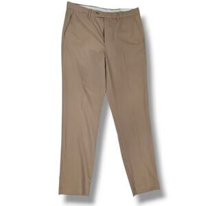 Nautica men's camel brown bi-stretch performance men's dress pants